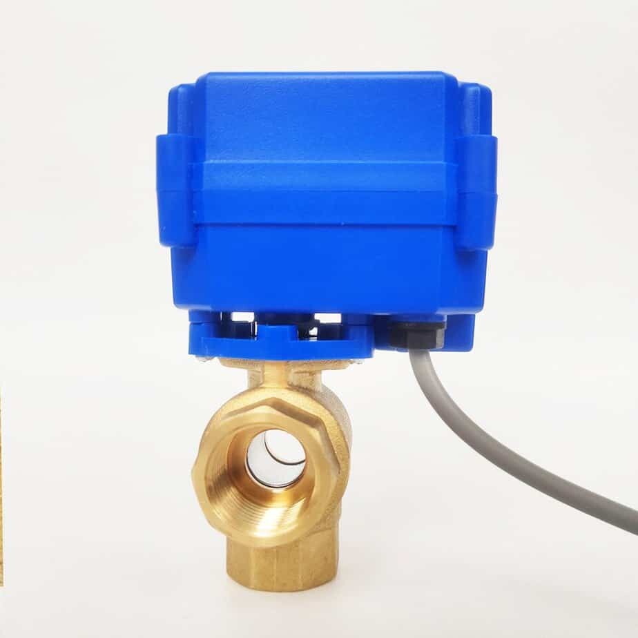 1/2″ DN15 DC5V Brass Motorized Ball Valve 2 way Electrical Ball Valve CR-01/CR-02/CR-05 Wires solenoid valve for water
