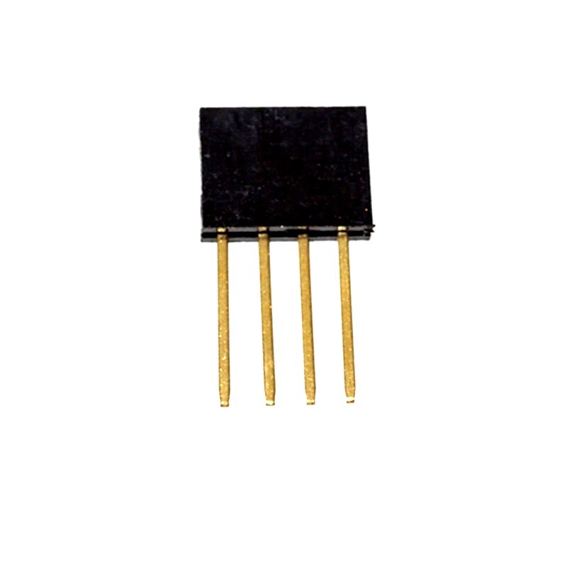 stackable Female 11mm tall Header Connector  4 Pin