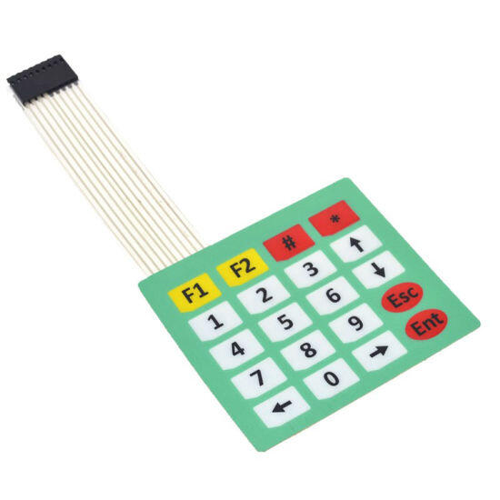 4×5 20 Key Matrix Membrane Switch Keypad Keyboard