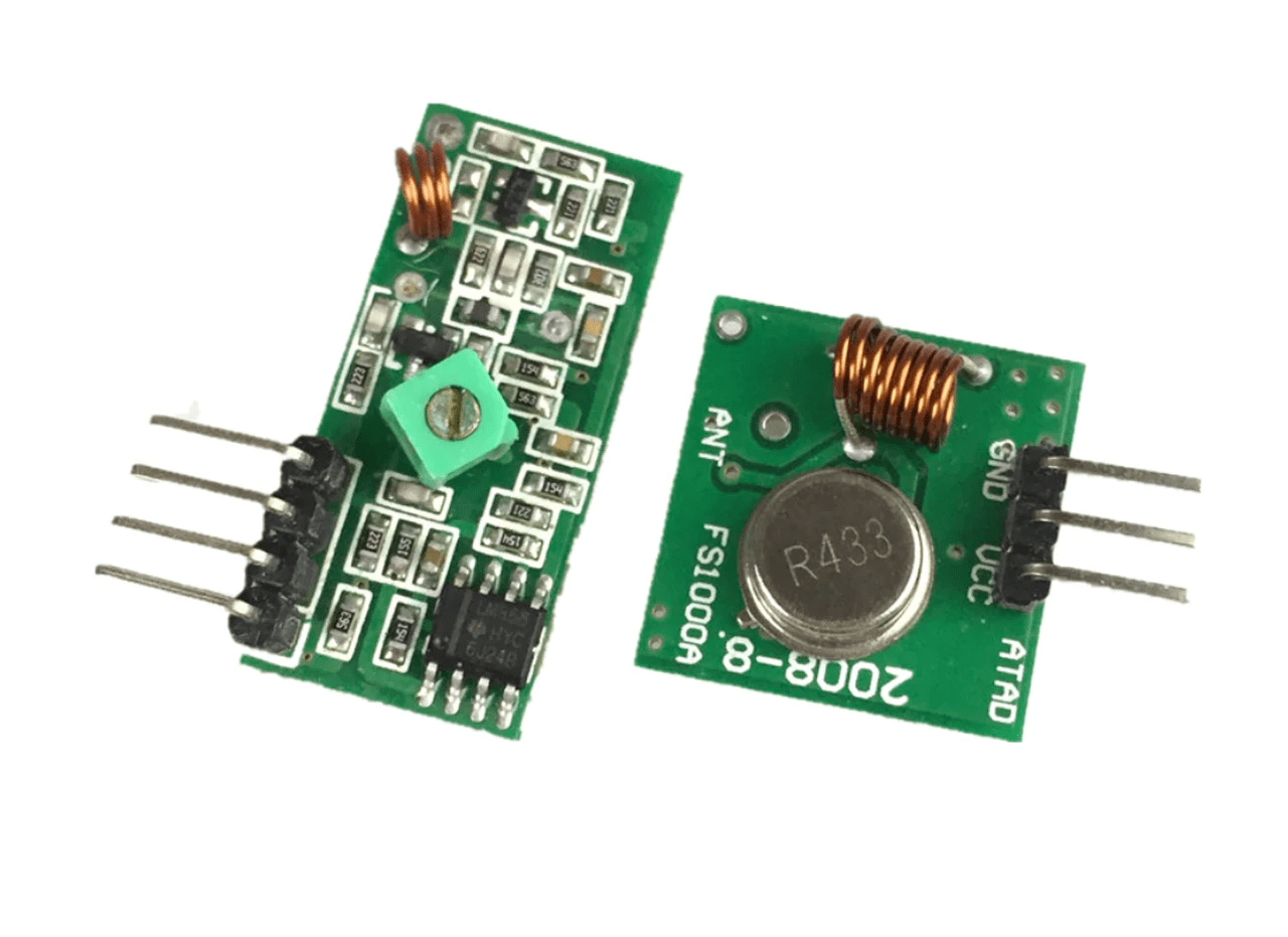 433Mhz RF transmitter and receiver link kit