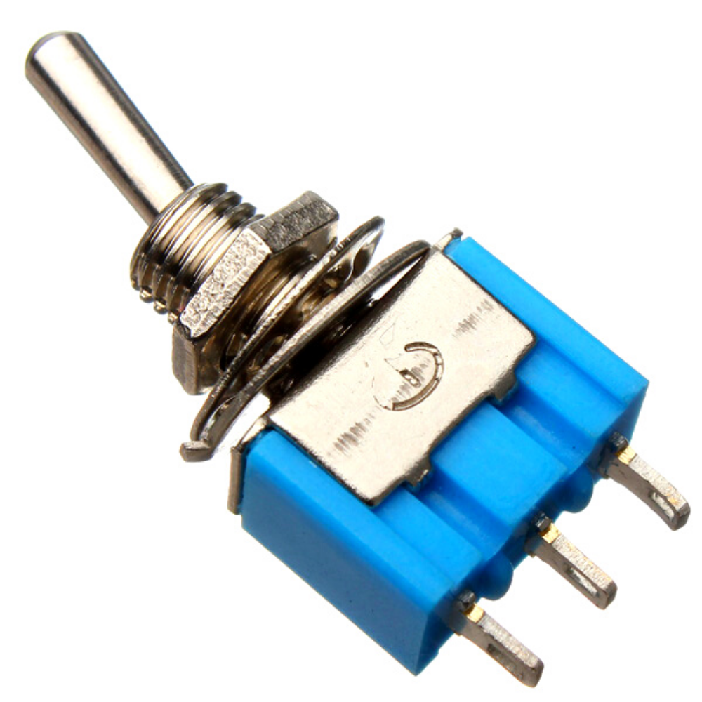 Mini 6A 125VAC SPDT MTS-102 3 Pin 2 Position On-on Toggle Switch