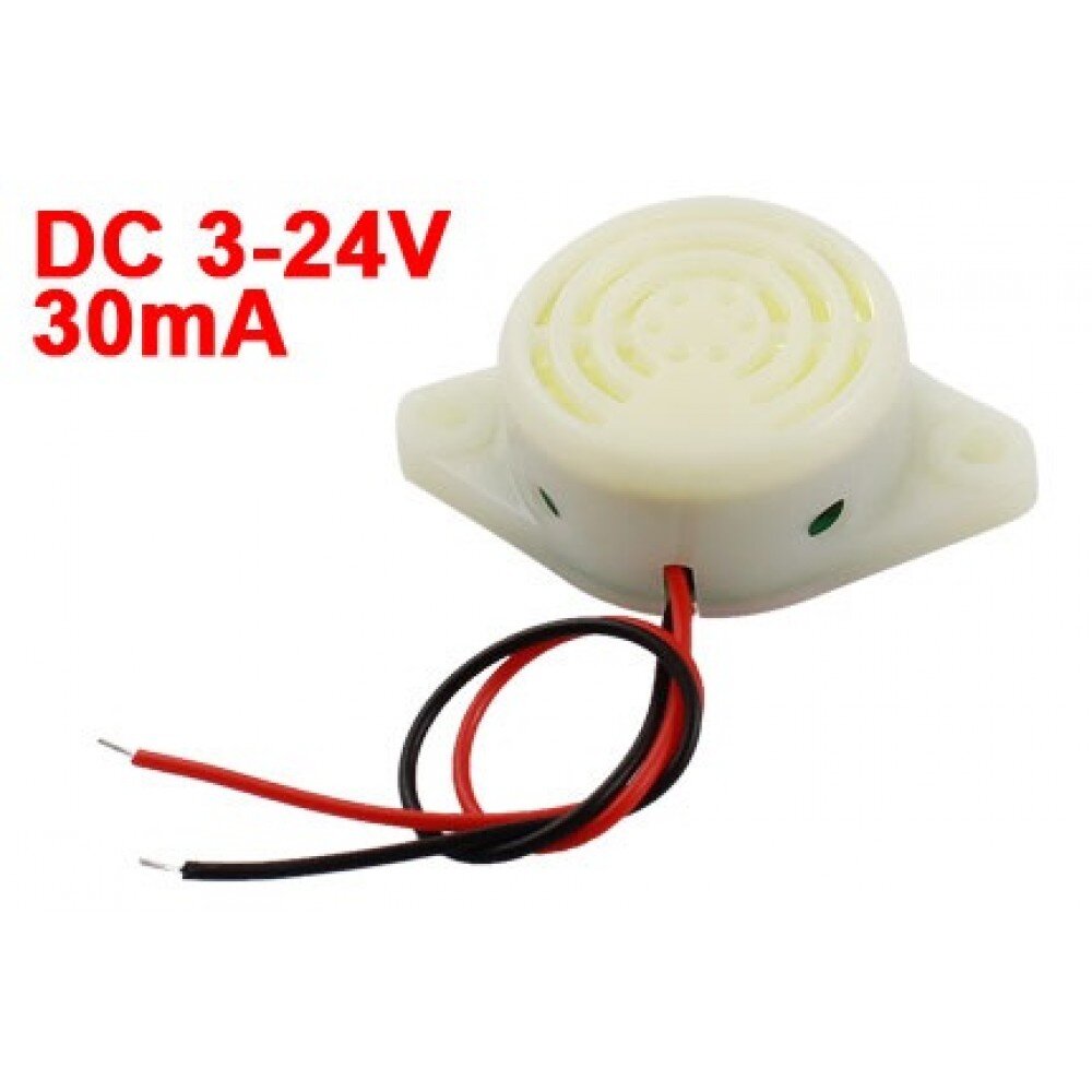 SFM-27 DC 3-24V Electronic Active Buzzer Alarm Sounder Continuous Sound Beep