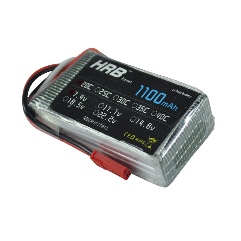LiPo Battery 7.4V 1100mAh 25C