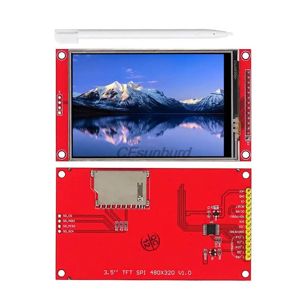 3.5″ inch 480*320 SPI TFT LCD Module Display Screen with Touch Panel with ILI9488 Driver