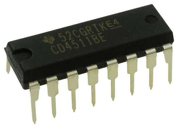 CD4511BE BCD to 7-Segment Latch Decoder Drivers IC