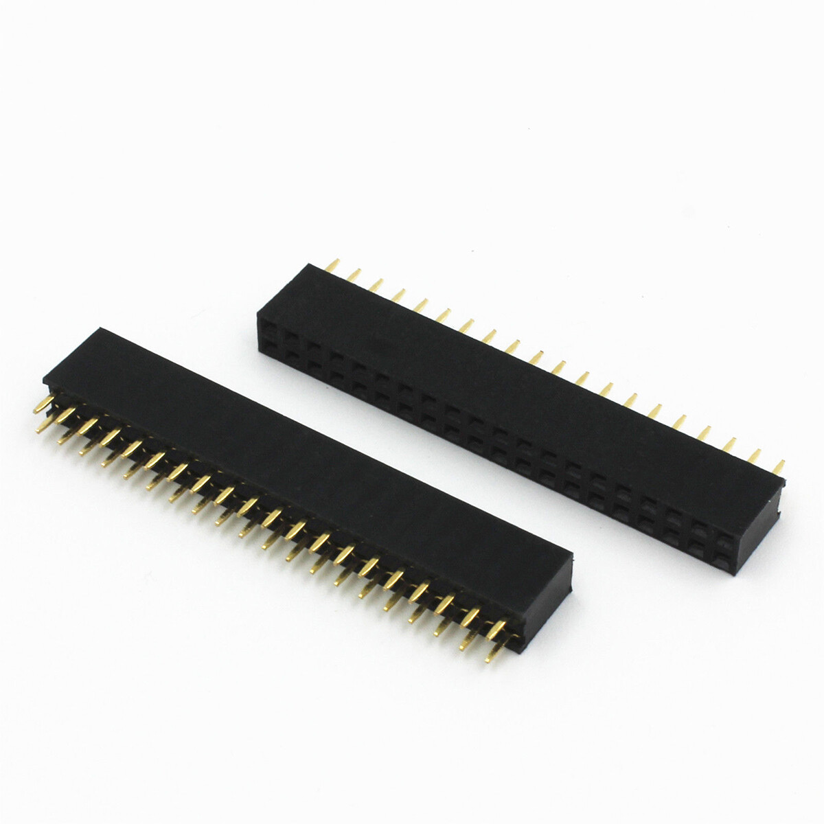 Header Pins Female straight Double row connector 40 pins