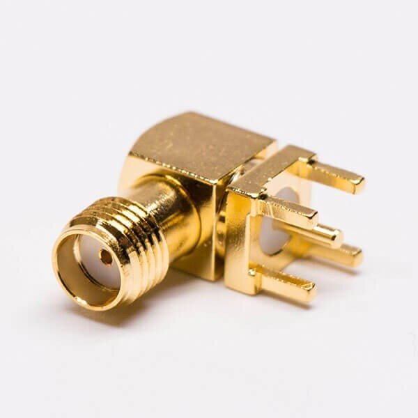 SMA CONNECTOR PCB MOUNT FEMALE RIGHT ANGLE