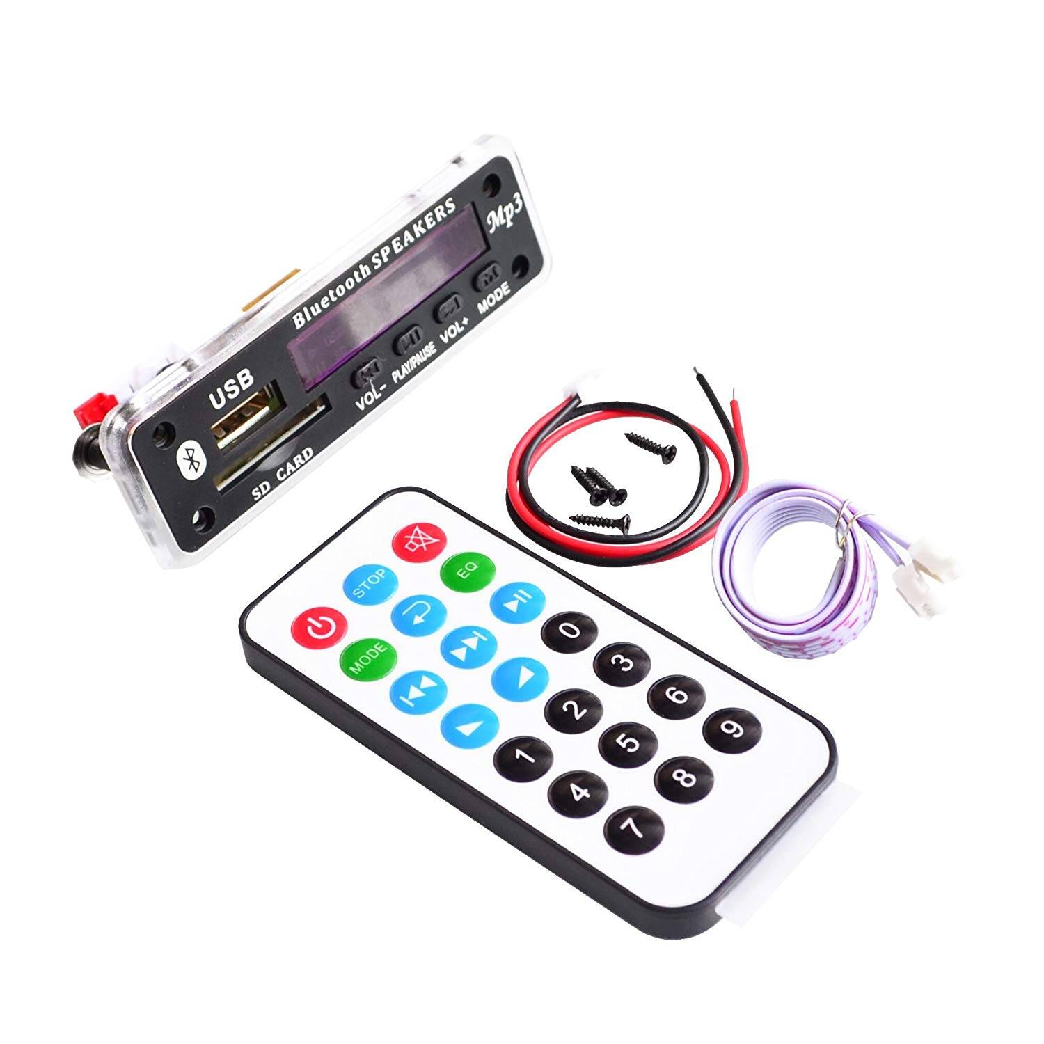 Bluetooth MP3 Decoding Board Module w/ SD Card Slot / USB / FM / Remote Decoding Board Module