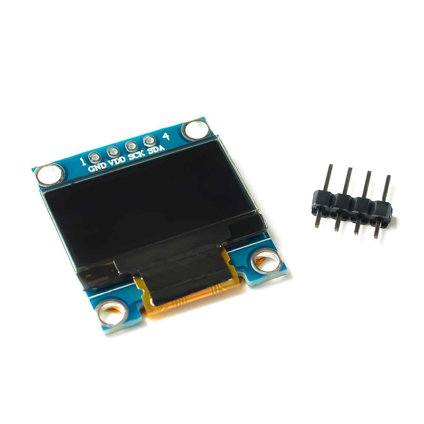 OLED 0.96″ Inch White I2C IIC  LCD Module 4pin