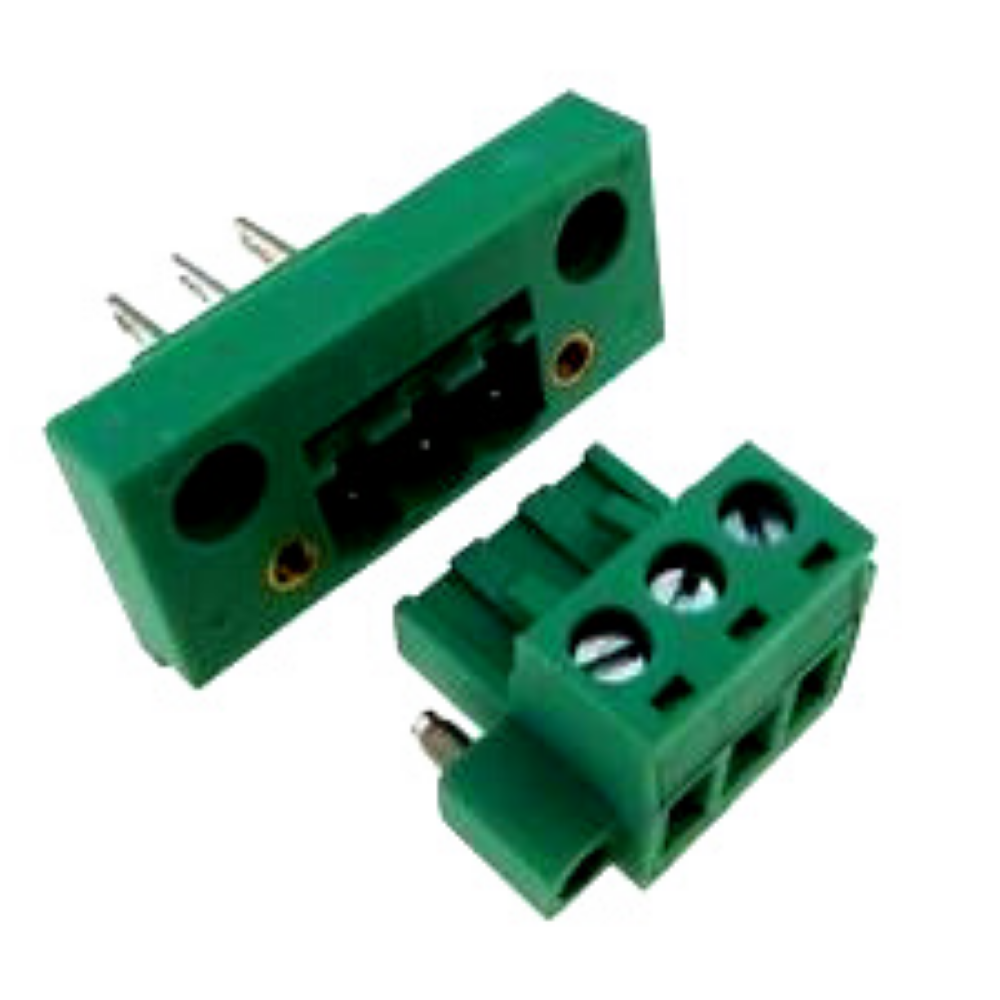 3 pin Screw Plug-gable pluggable Terminal Blocks Connector KF15CDGV 3.81 with Flange