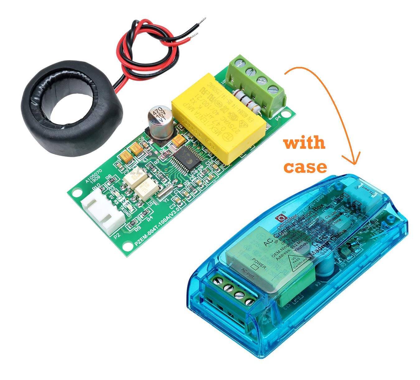 PZEM-004T AC Electric Energy Metering Monitor With Case