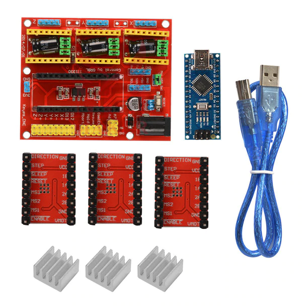 CNC Shield V4 + Nano 3.0 + 3pcs A4988