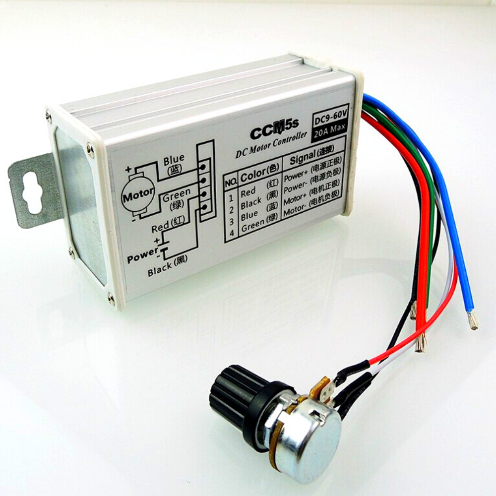 PWM Motor Speed Controller 20A PWM DC Motor Speed Regulator