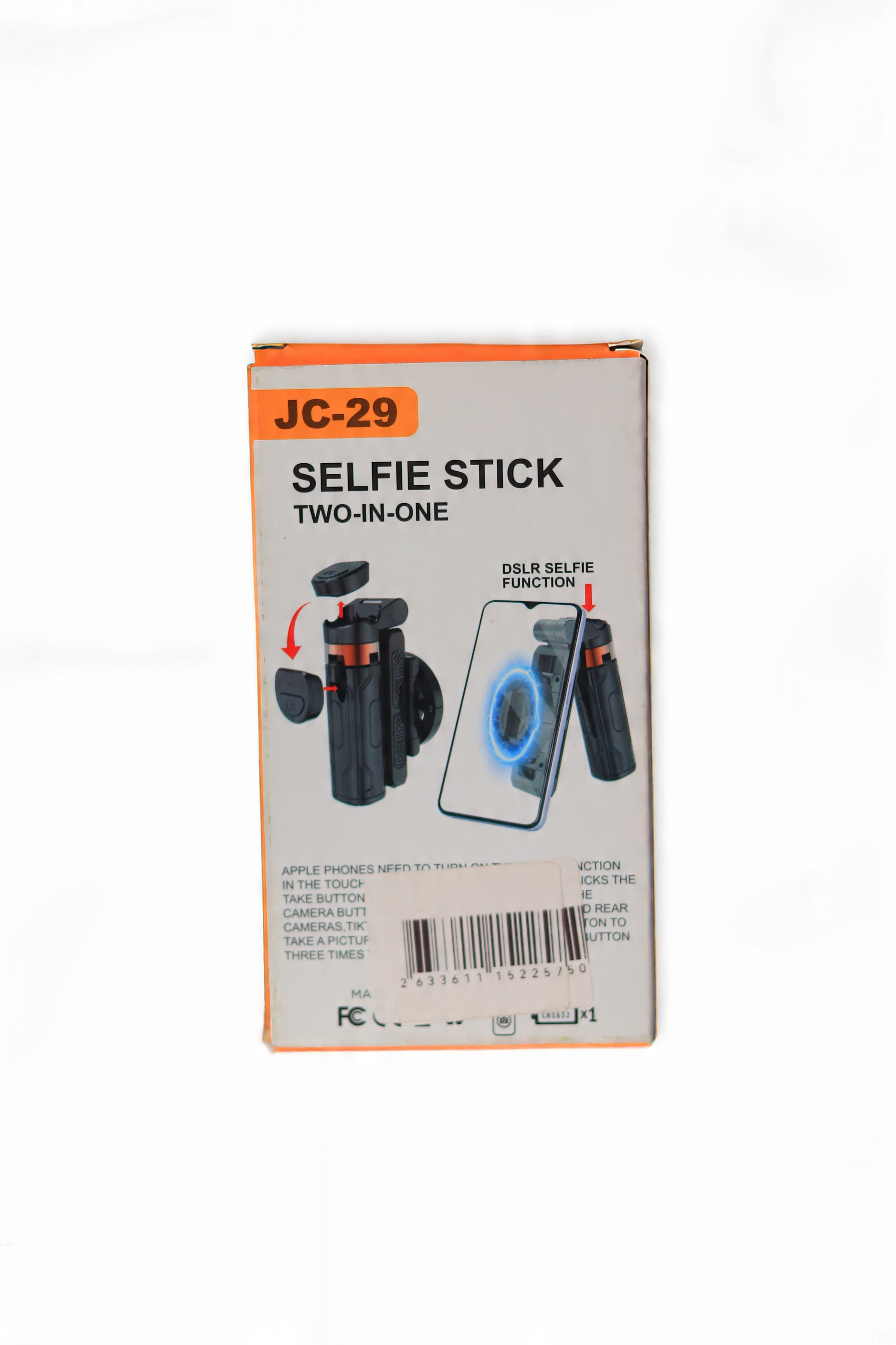2 in 1 Selfie stick Magnetic suction 