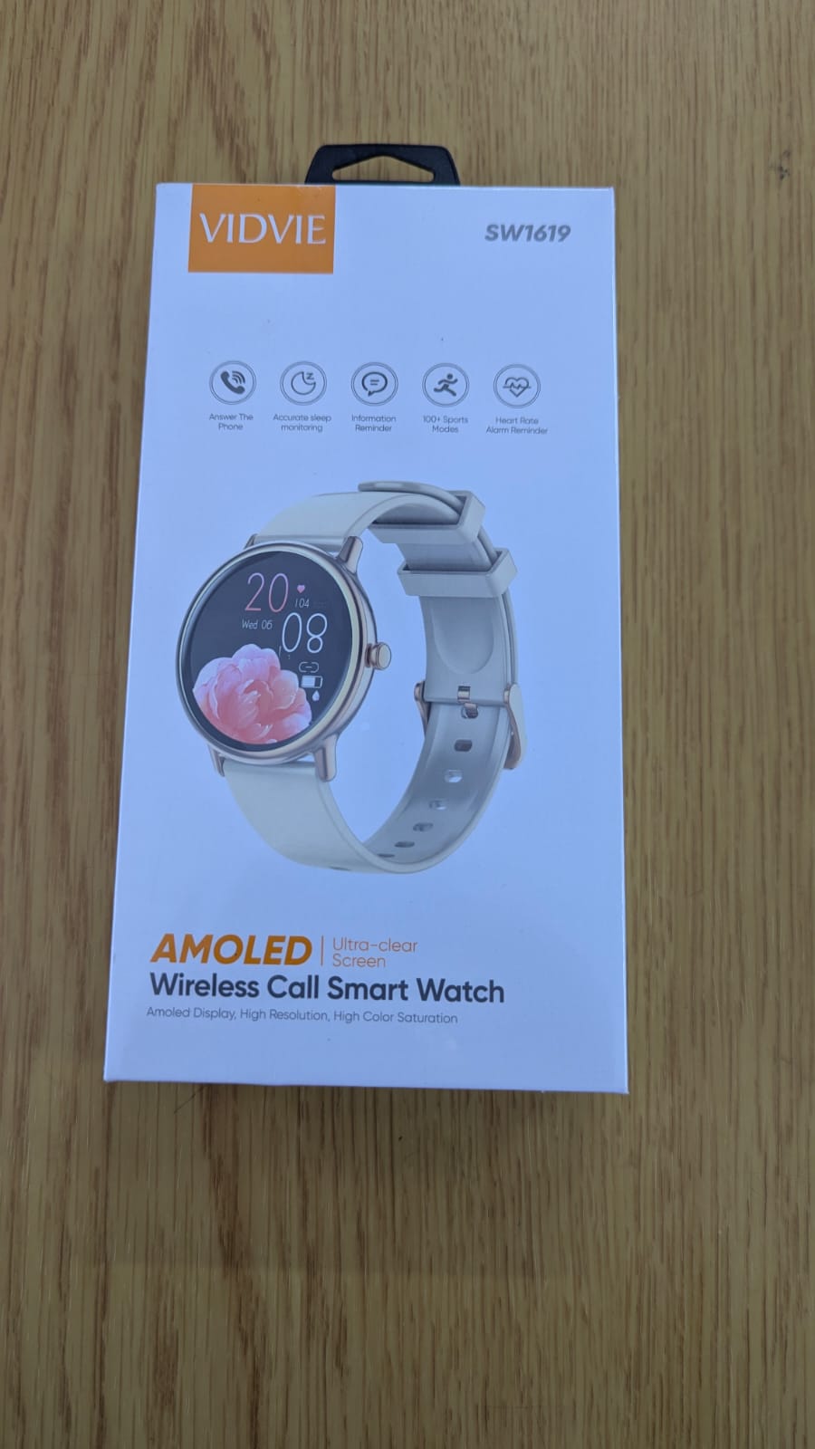 VIDVIE Amoled wireless call Smart Watch 
