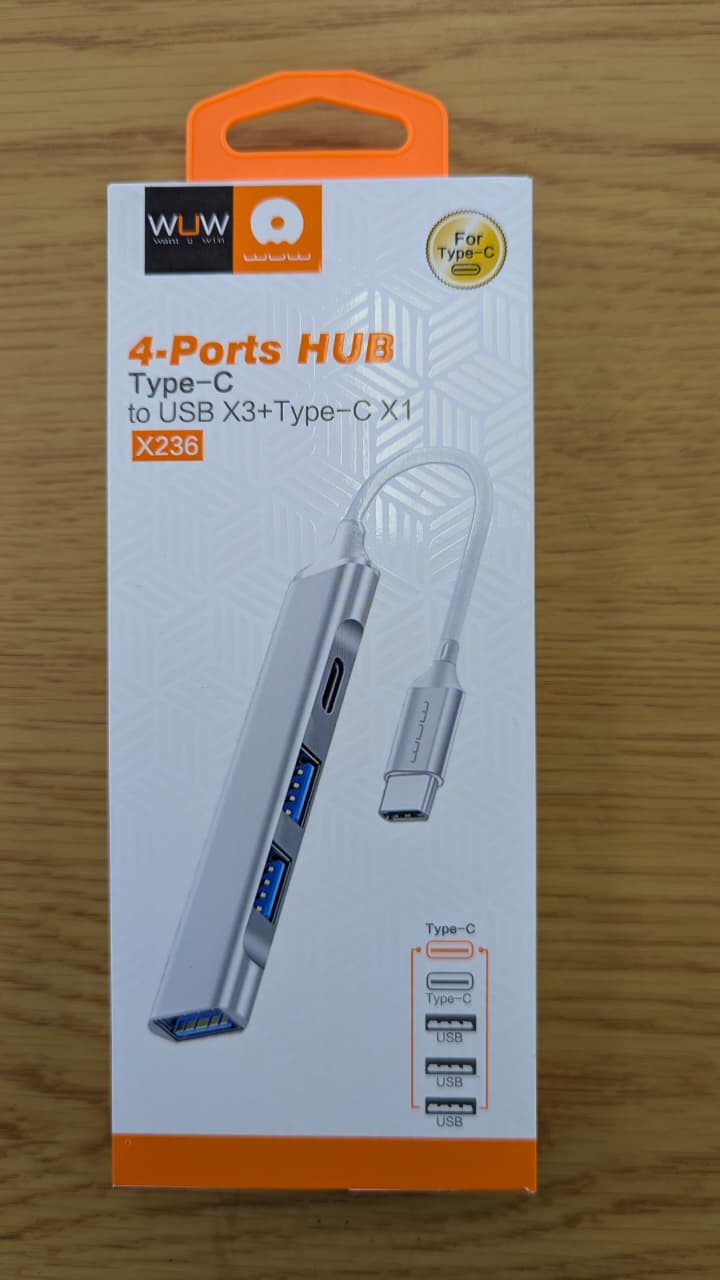  4 Ports HUB type c