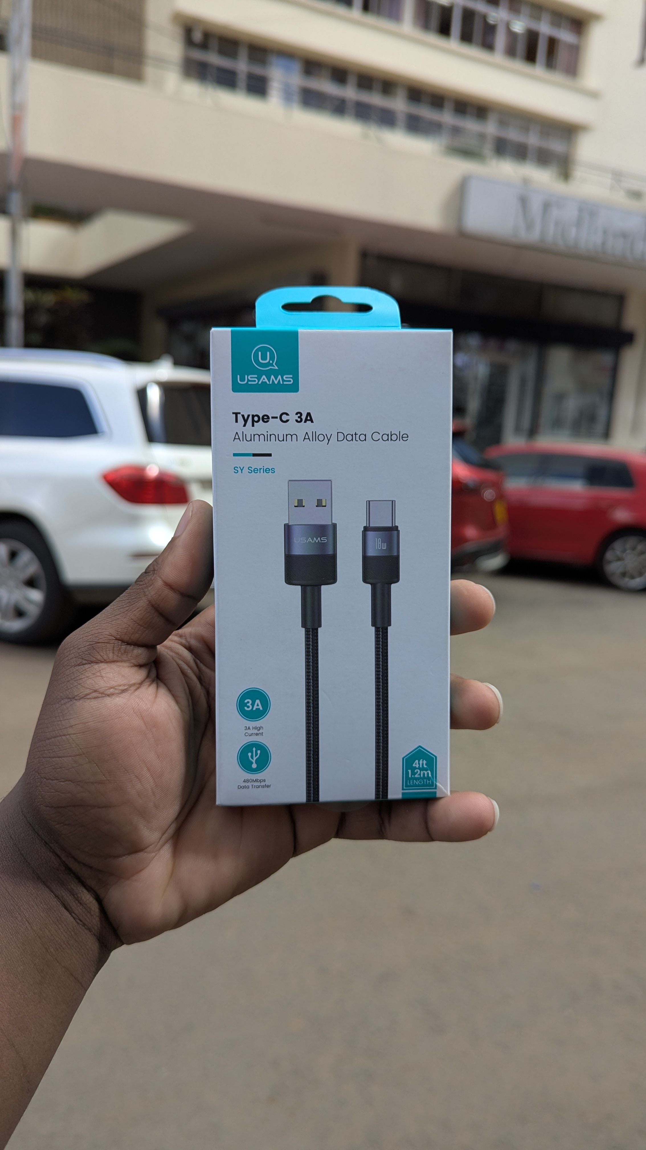 USB  to Type -c 3A Alluminium Alloy Data  cable 