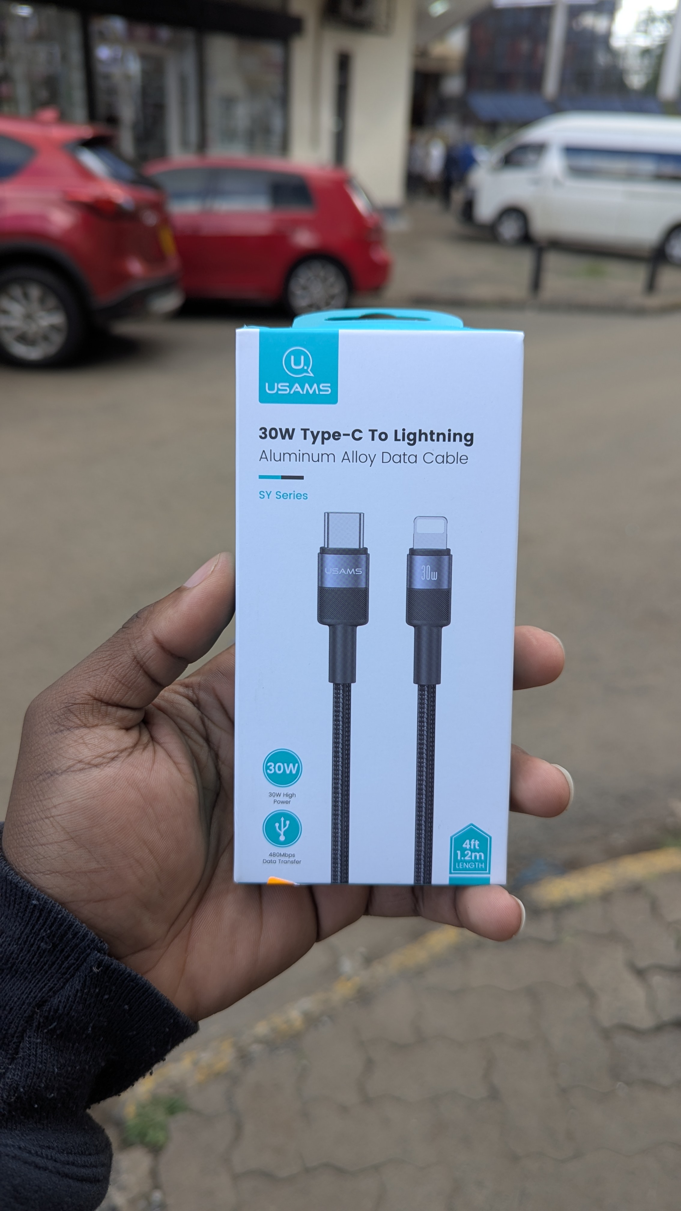  30W Type-c  to lighting Alluminium Alloy Data Cable 