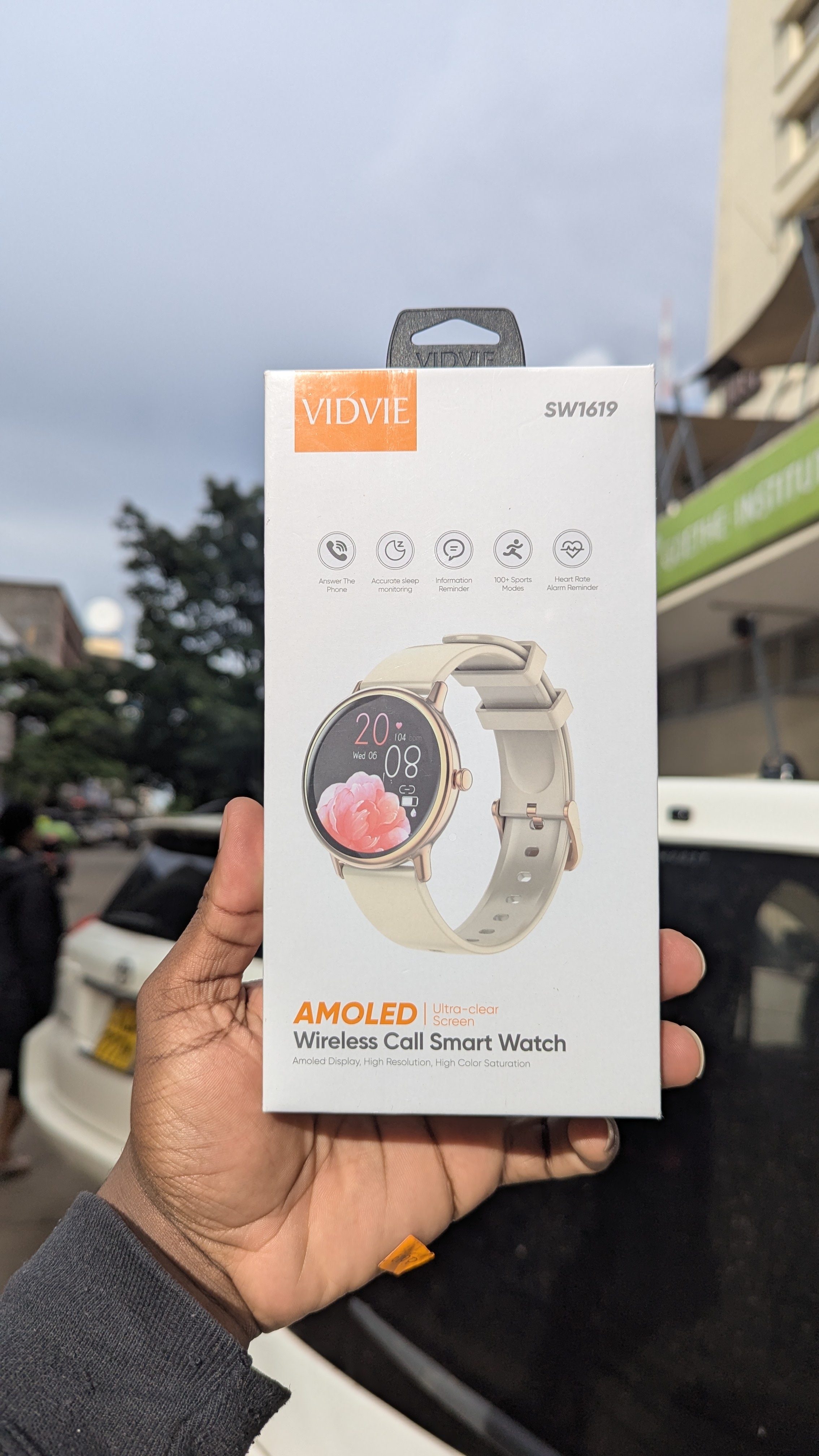 VIDVIE Amoled wireless call Smart Watch 