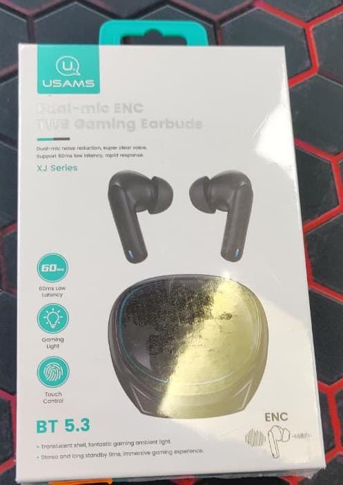 USAMS Dual Mic ENCTWS Gaming Earbuds