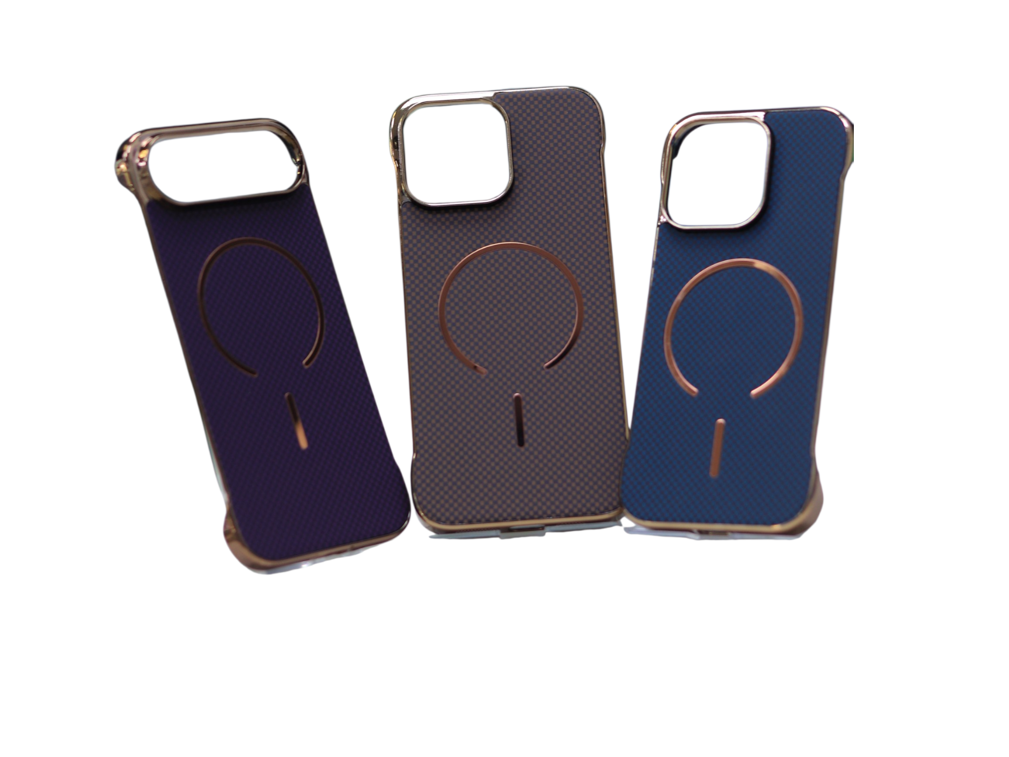 Borderless Kevlar Magnetic for Iphone 15 to Iphone 17