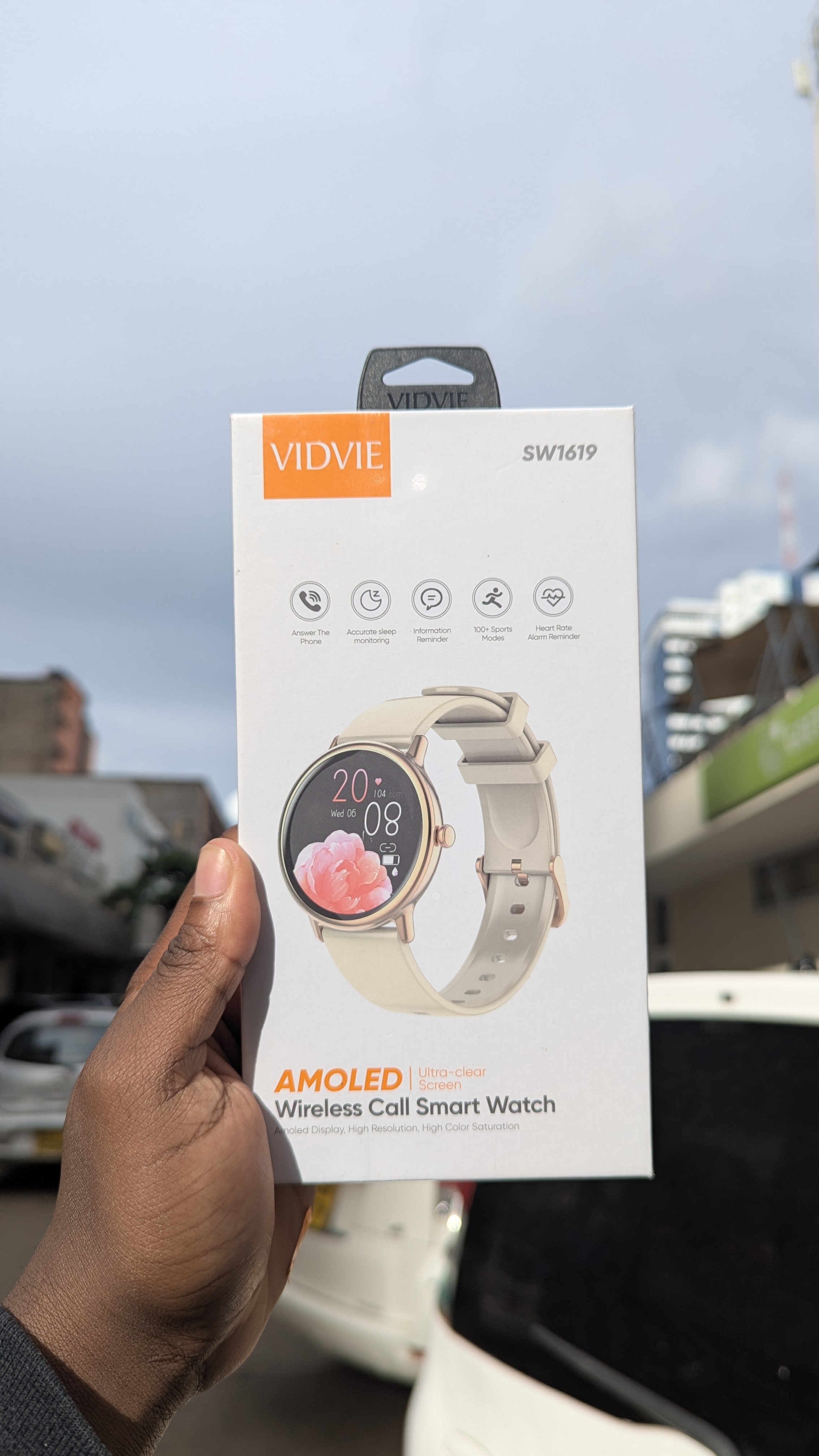 VIDVIE Amoled wireless call Smart Watch 