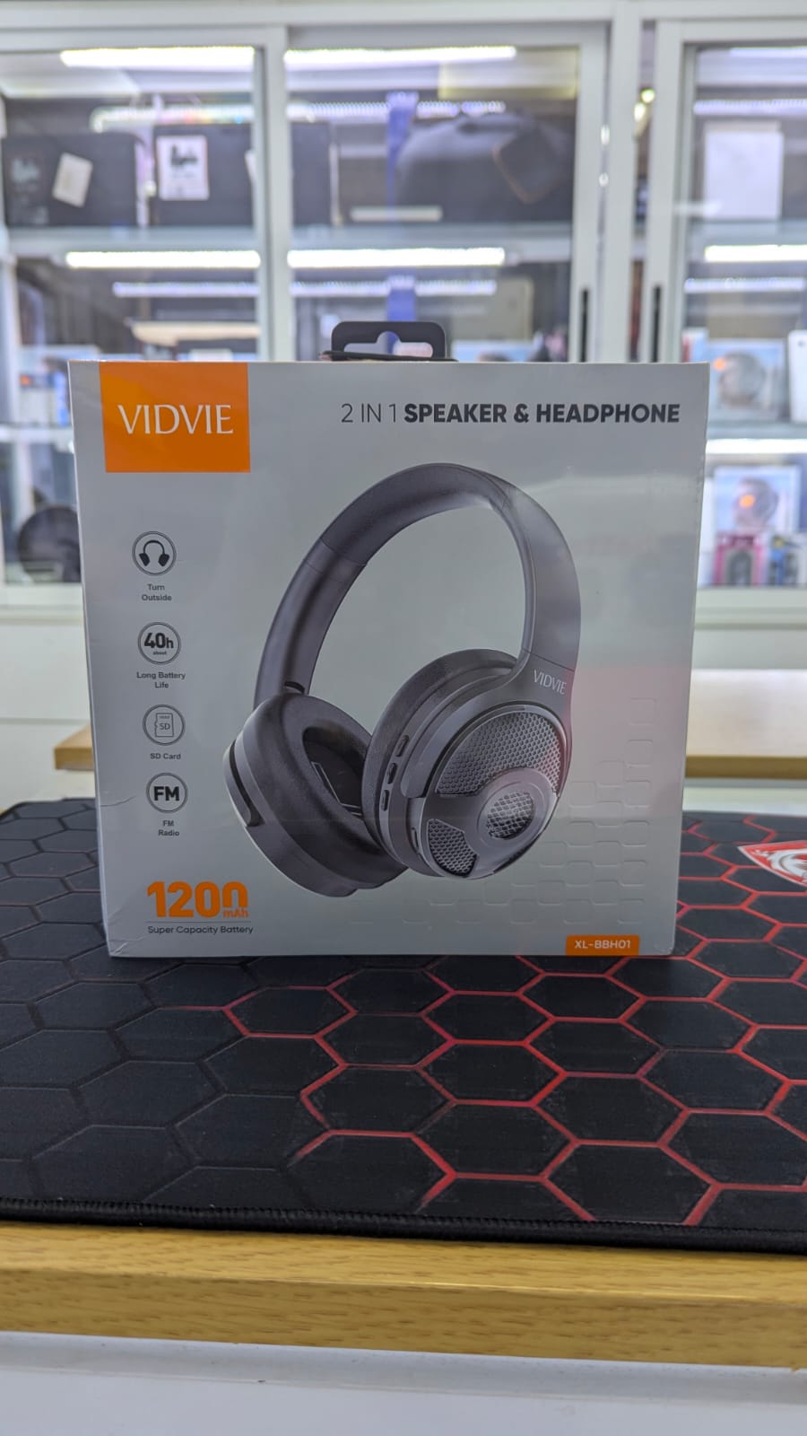 VIDVIE 2 in 1 Speaker and Headphone 