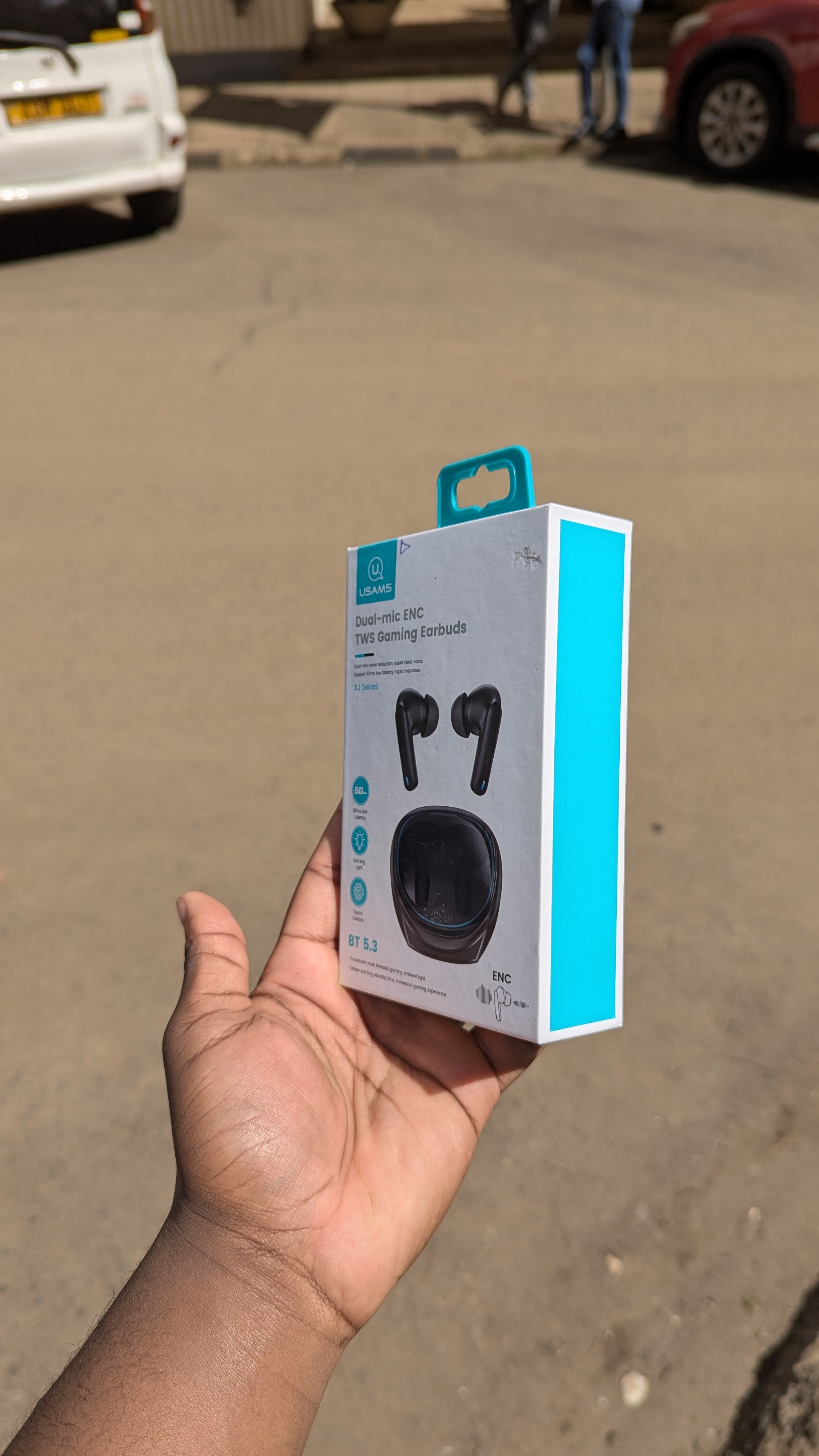 USAMS Dual Mic ENCTWS Gaming Earbuds