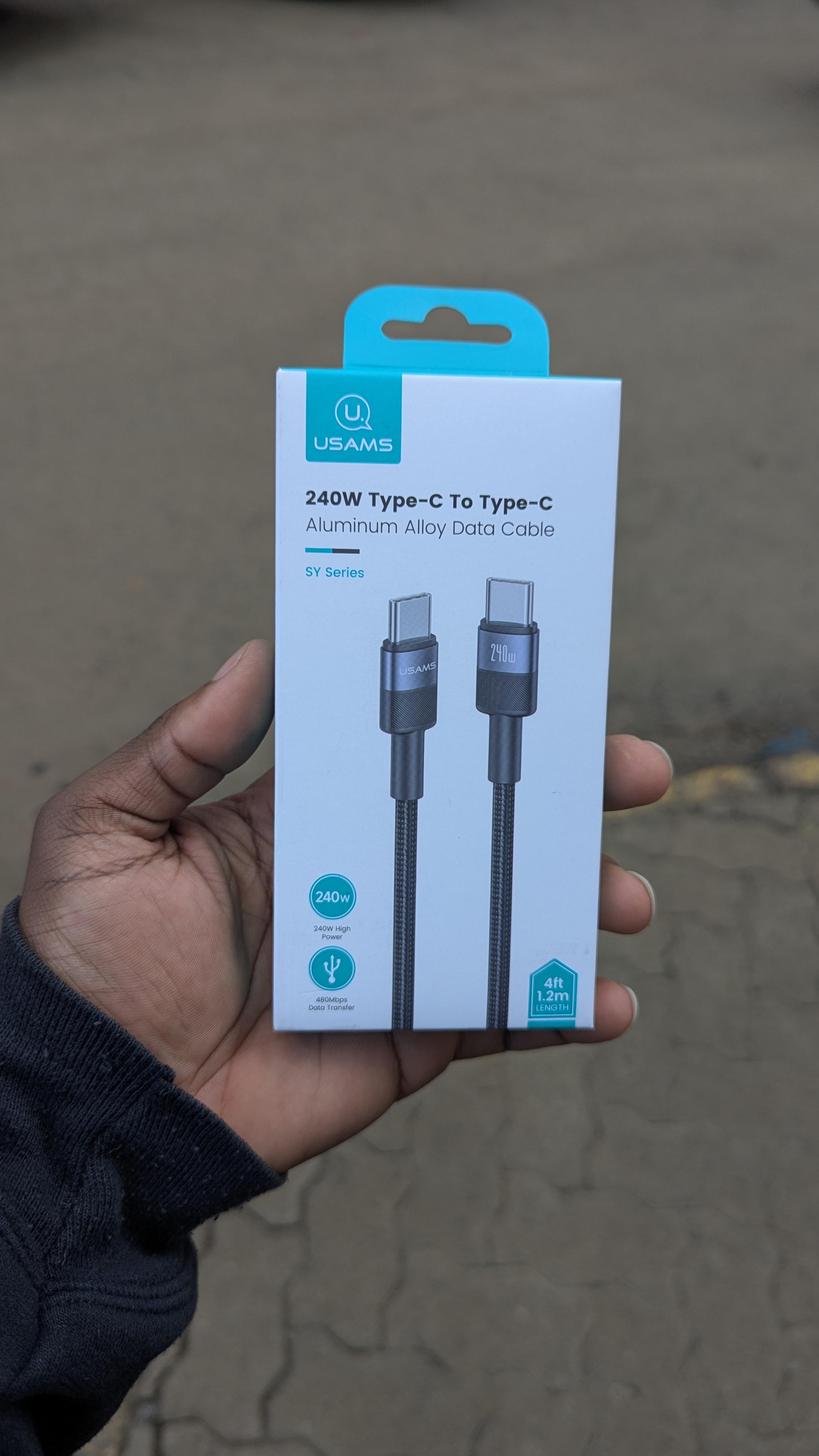 240W Type-c to Type-c Aluminium Alloy Data Cable