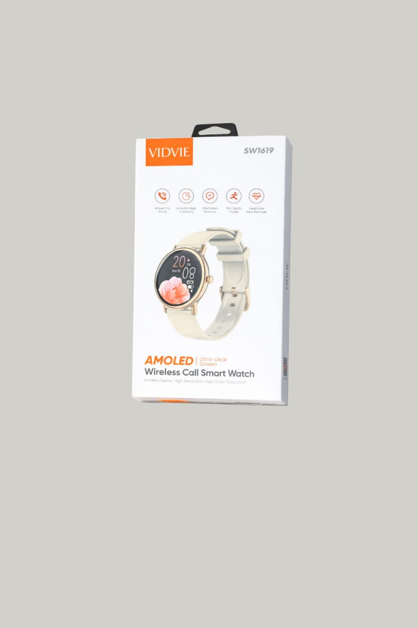 VIDVIE Amoled wireless call Smart Watch 