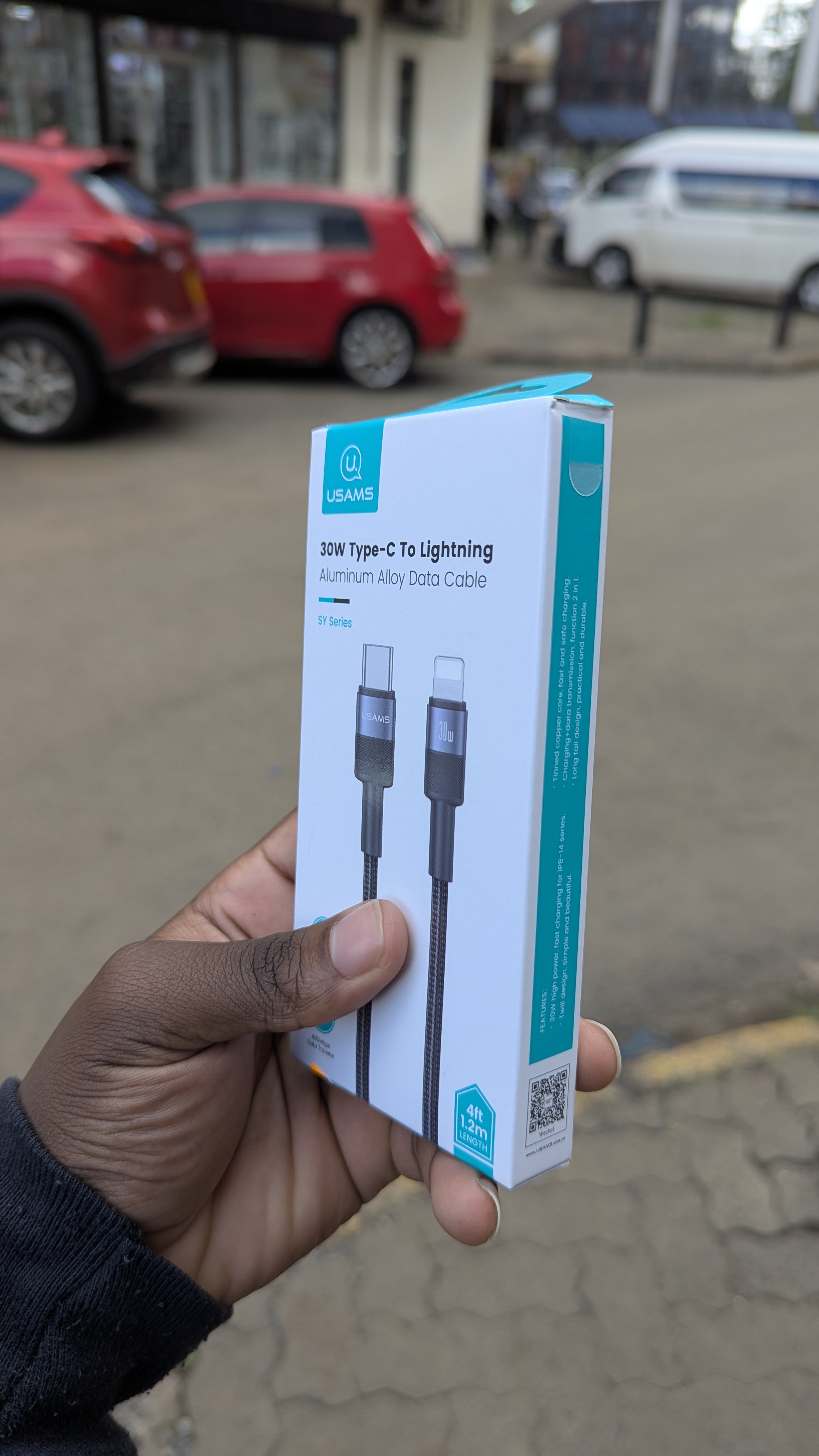  30W Type-c  to lighting Alluminium Alloy Data Cable 