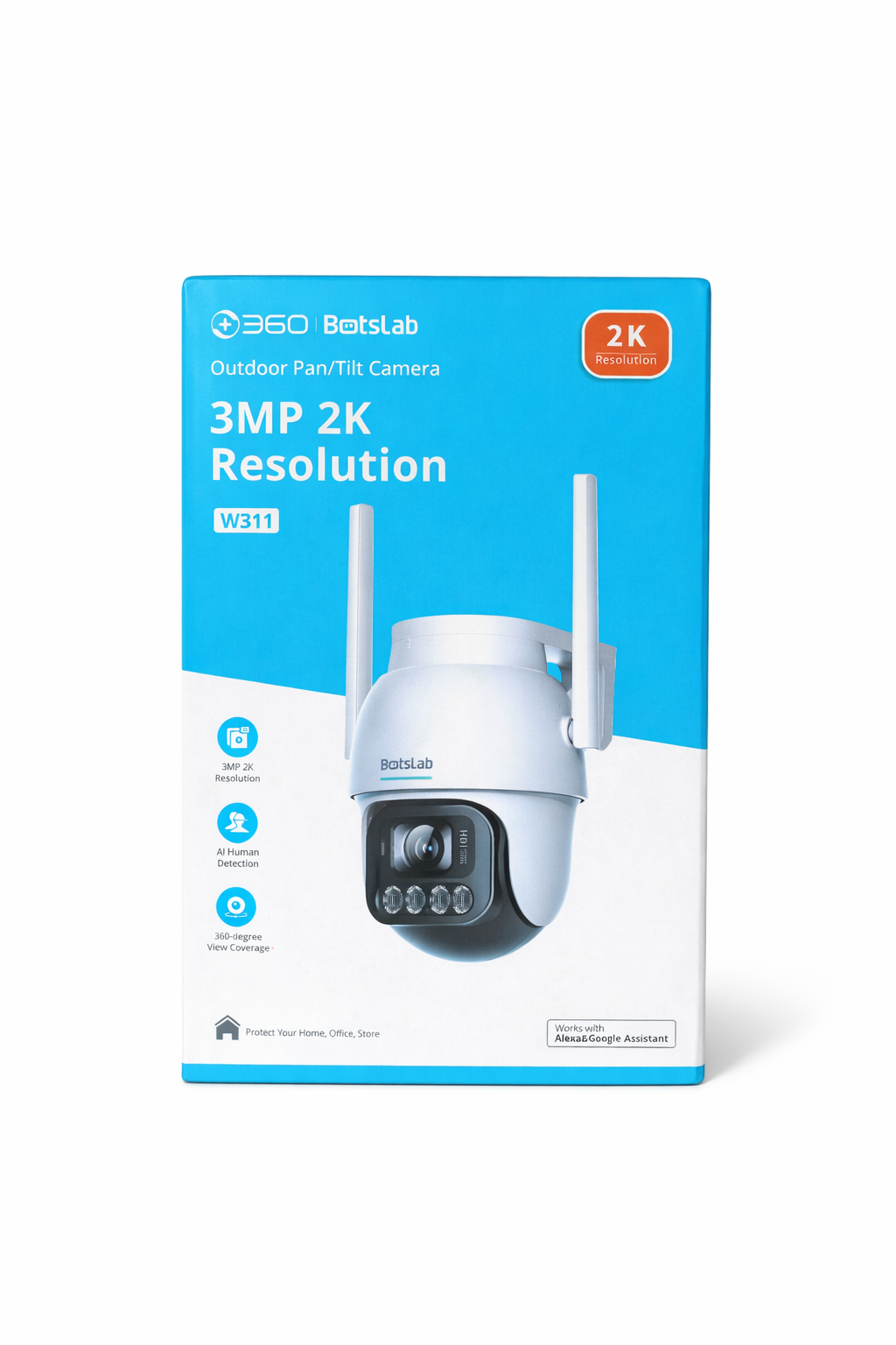 Outdoor Camera 3MP 2K Resolution