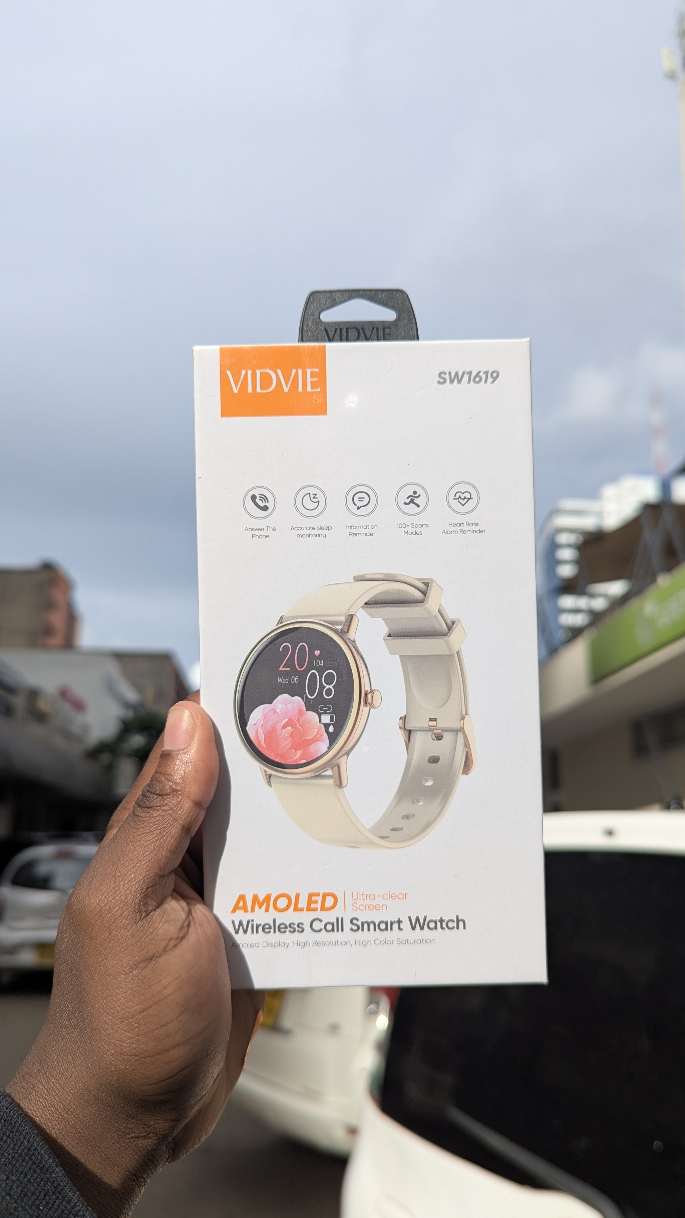VIDVIE Amoled wireless call Smart Watch 