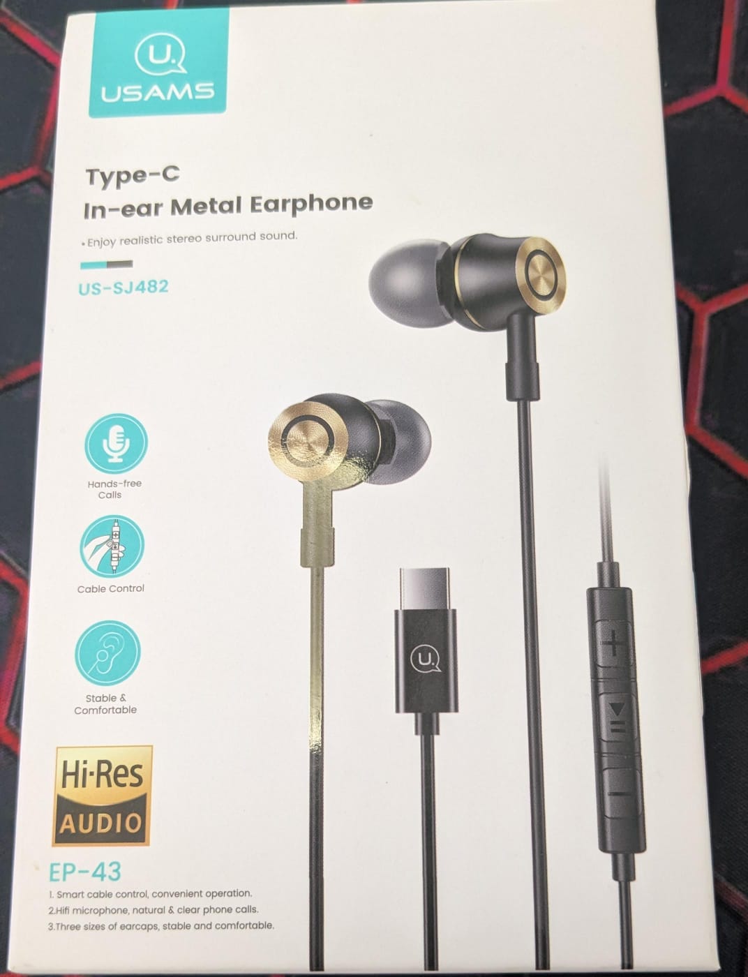 Type -c In -ear Metal Earphone 