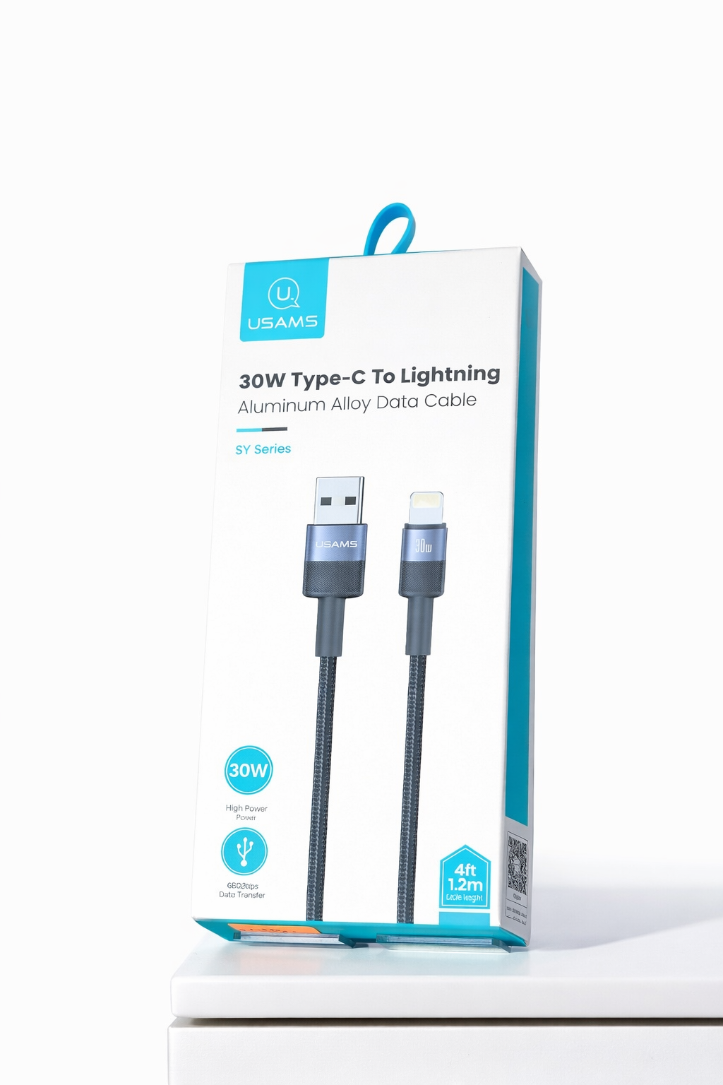  30W Type-c  to lighting Alluminium Alloy Data Cable 