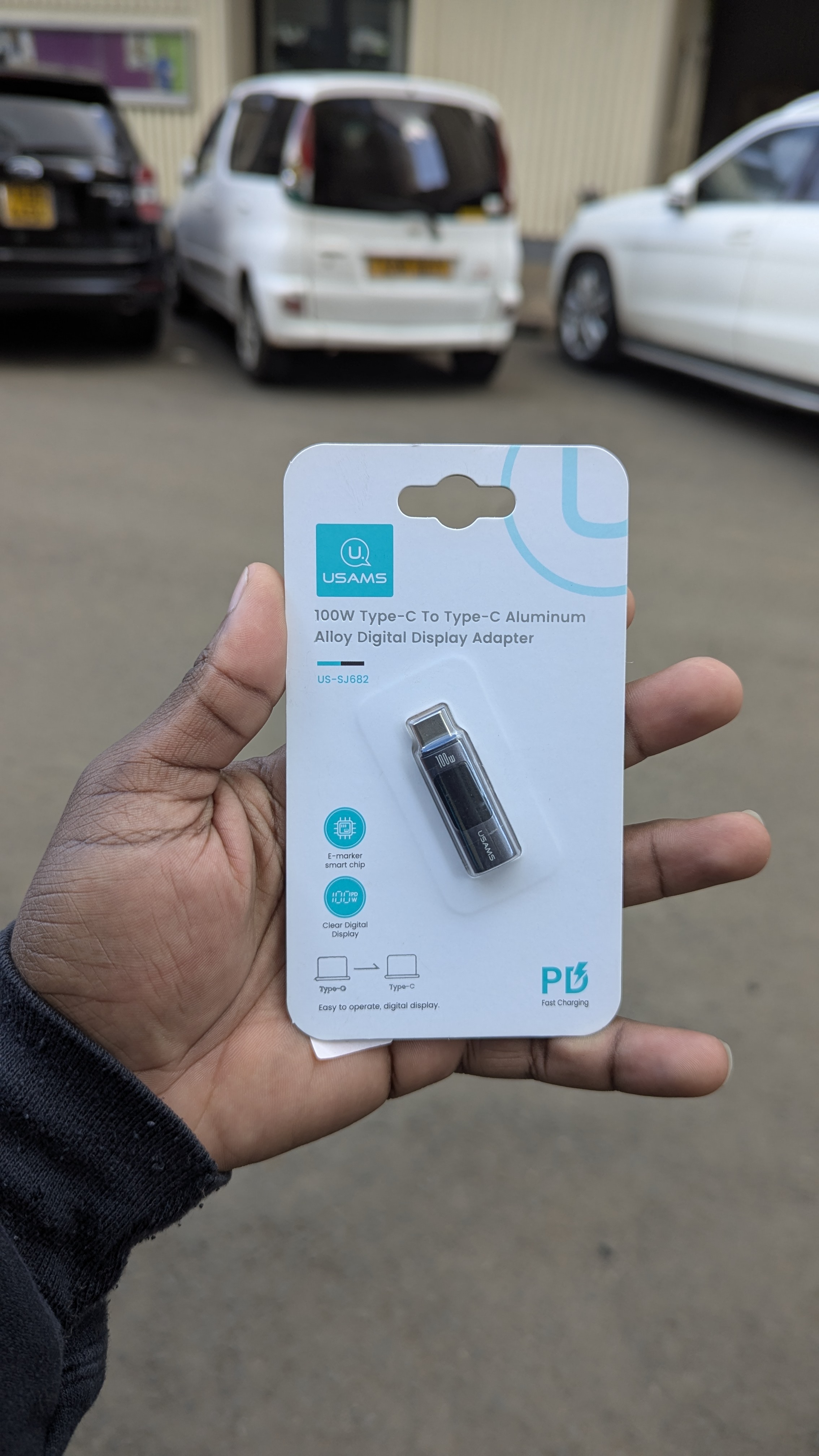 100W Type-C to Type-C Alluminium Alloy Display Adapter