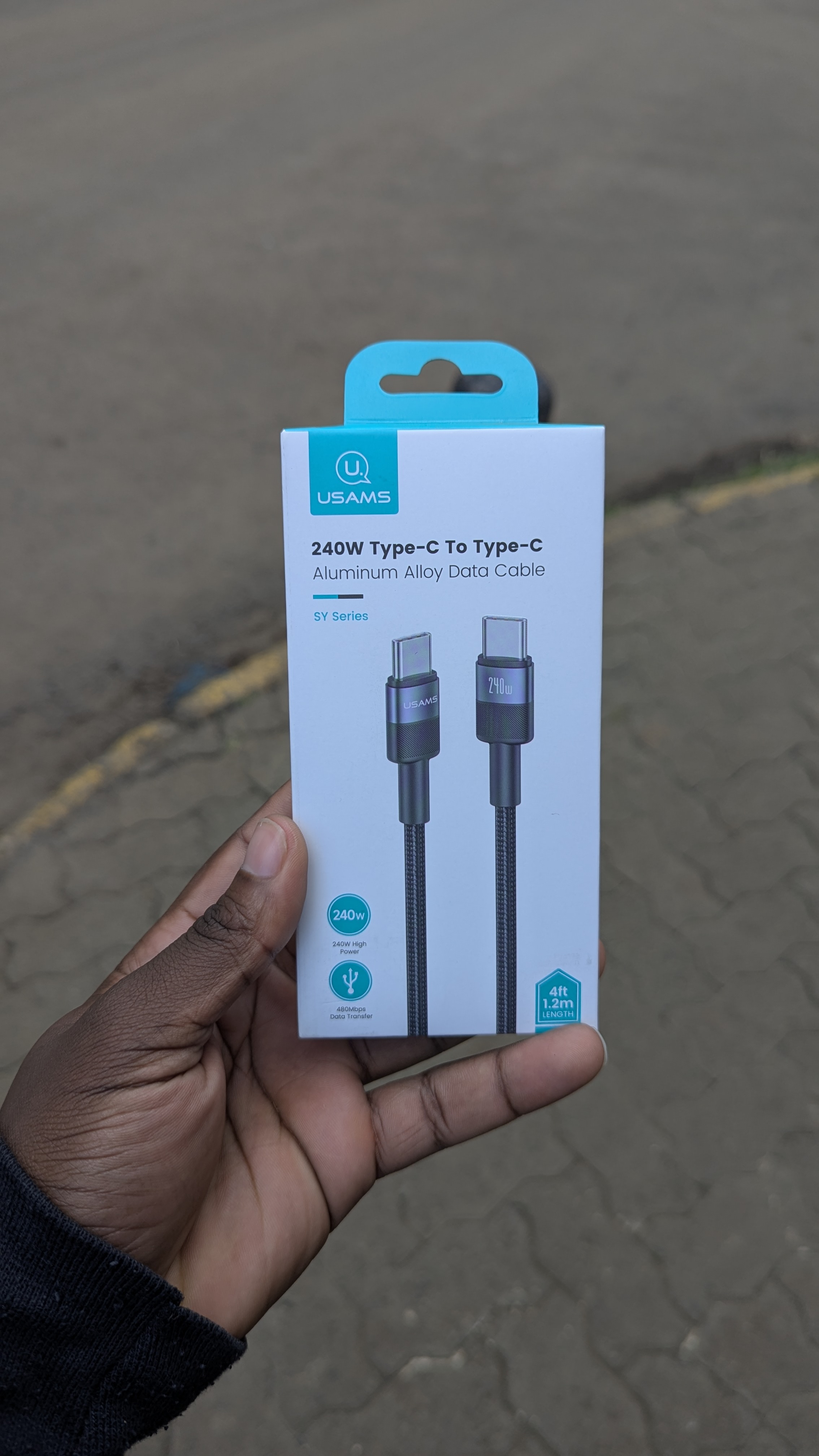 240W Type-c to Type-c Aluminium Alloy Data Cable