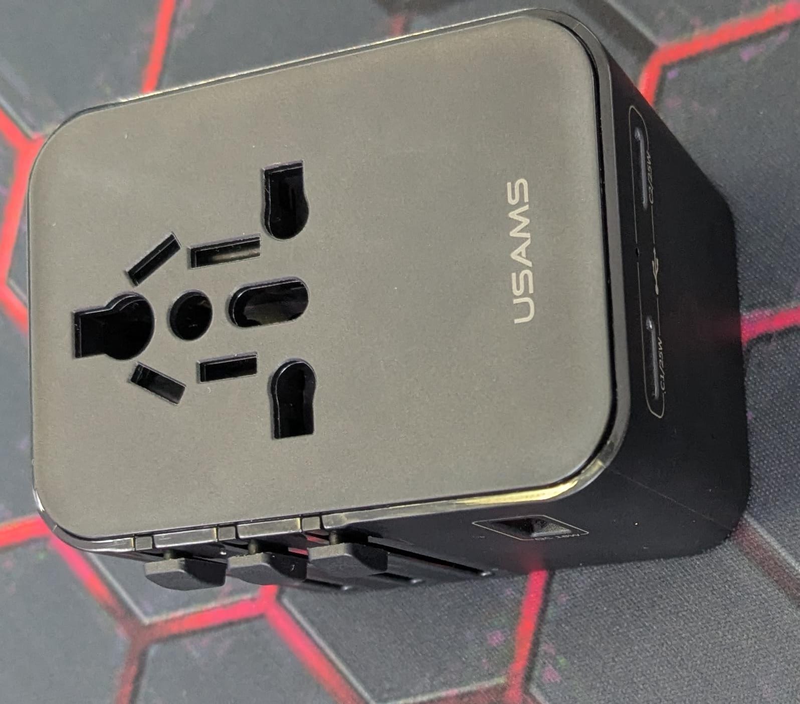   25W Dual Type -C + USB Universal Travel Charger